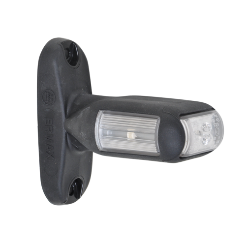 Pozička boční Č/B/O LED 12/24V třístranné tykadlo,gum.držák,click-in