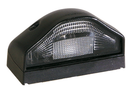 Osvětlení SPZ černé