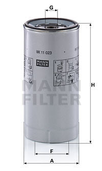 Filtr palivový, MB Actros 03-, Atego 04-, Axor 04-, EVOBUS Citaro 98-,