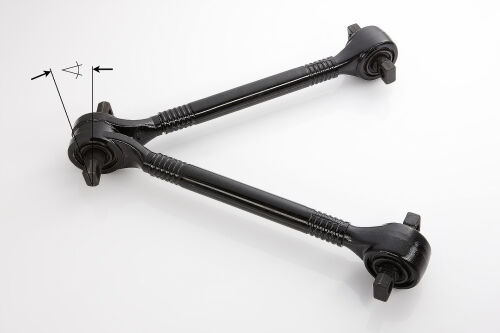 Triangl Mercedes Actros 622 / 520 / Ø25 x 152 x 24 / 16°,tyč vodící
