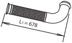 Trubka výfuku RVI Kerax