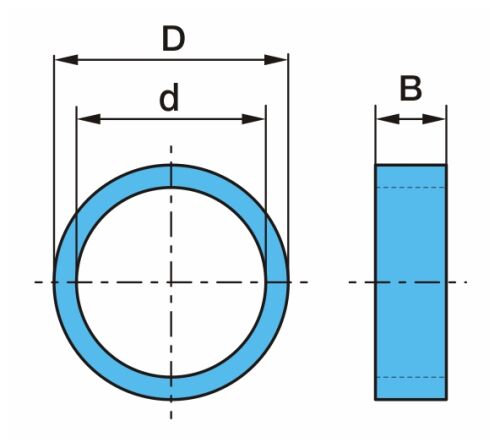 Kroužek držáku tlumiče řízení